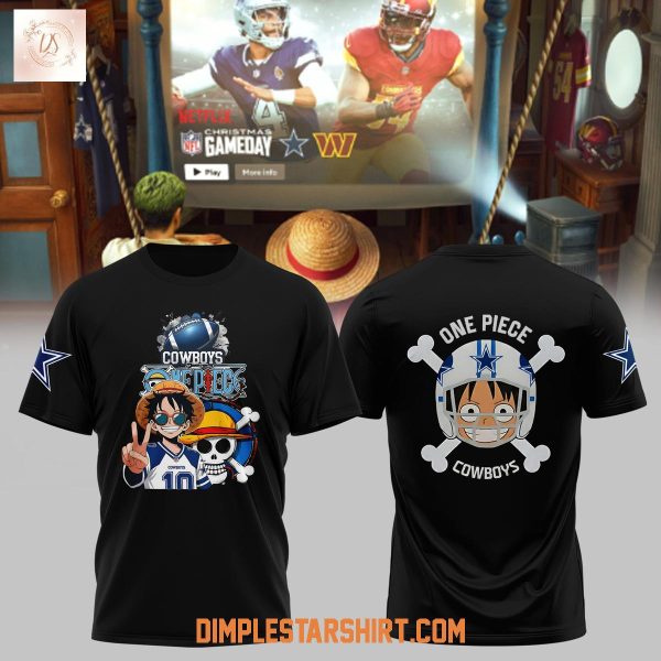 Dallas Cowboys x One Piece America's Team Straw Hat Hoodie T Shirt