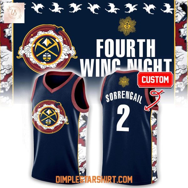 Denver Nuggets Fourth Wing Night Basketball Jersey