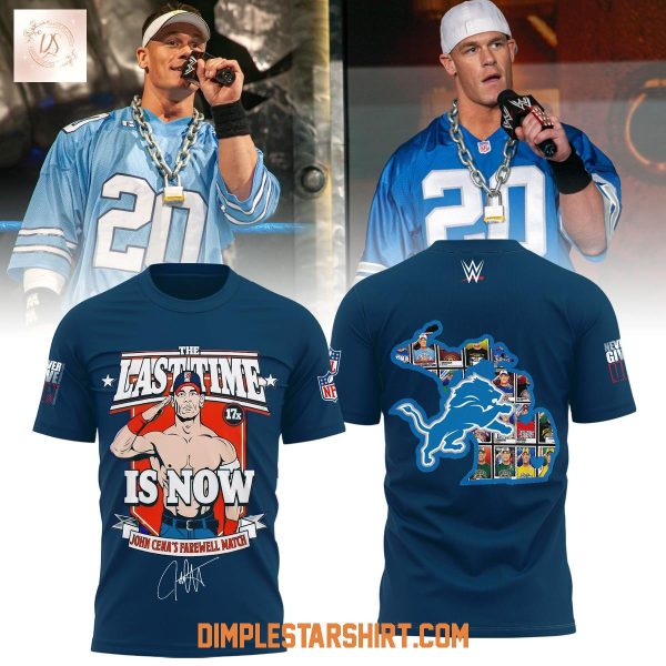 Detroit Lions x John Cena Thank You For Memories Hoodie Shirt
