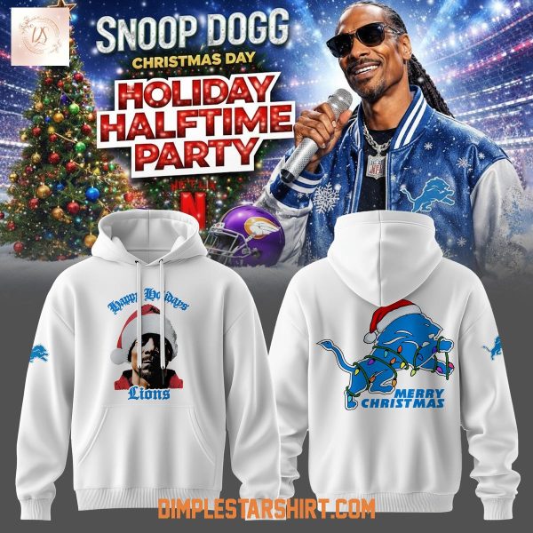 Detroit Lions x Snoop Dogg’s Holiday Halftime Party Hoodie T-Shirt
