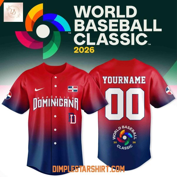 Dominican Republic Baseball 2026 World Baseball Jersey