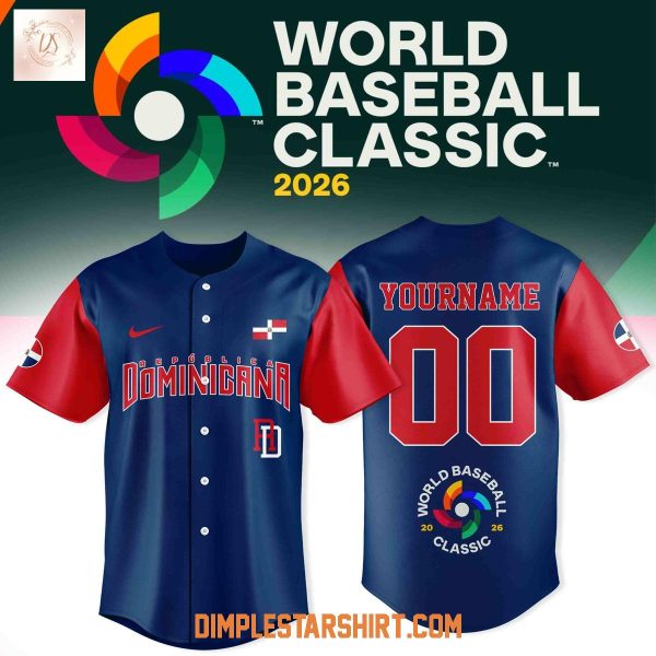 Dominican Republic Baseball 2026 World Baseball Jersey