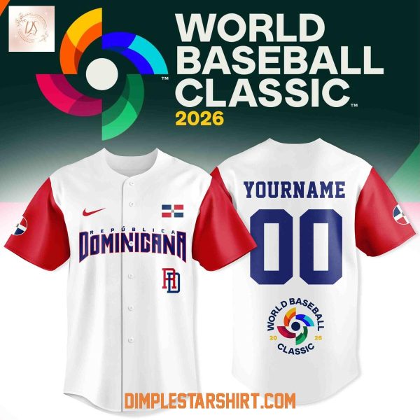 Dominican Republic Baseball 2026 World Baseball Jersey