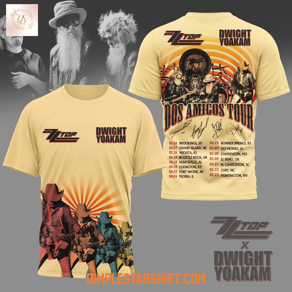 Dwight Yoakam Dos Amigos Tour Shirt Dwight Yoakam Dos Amigos Tour Shirt