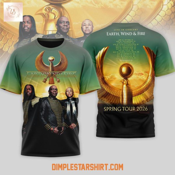 Earth Wind & Fire Spring Tour 2026 Shirt