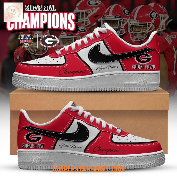 Georgia Bulldogs Allstate Sugar Bowl Champions Air Force 1 Shoes
