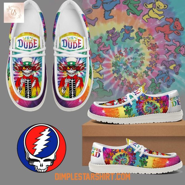Grateful Dead Tie Dye Hey Dude Shoes