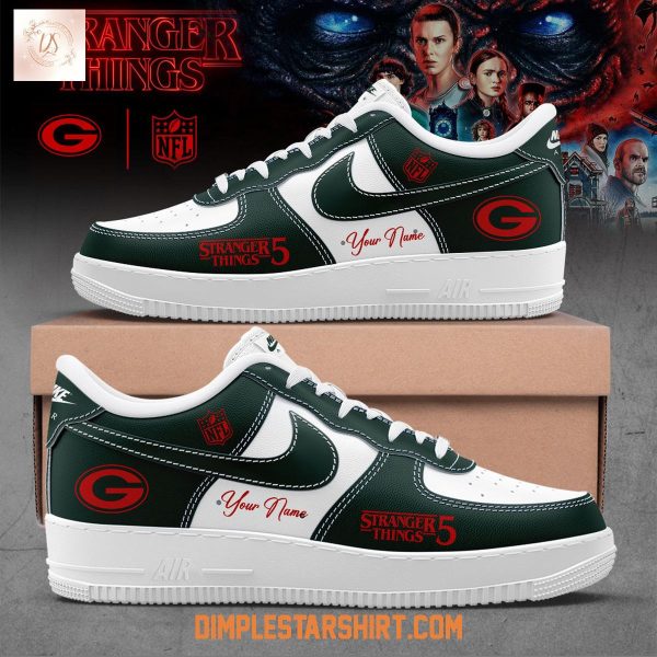 Green Bay Packers Stranger Things Air Force 1 Shoes