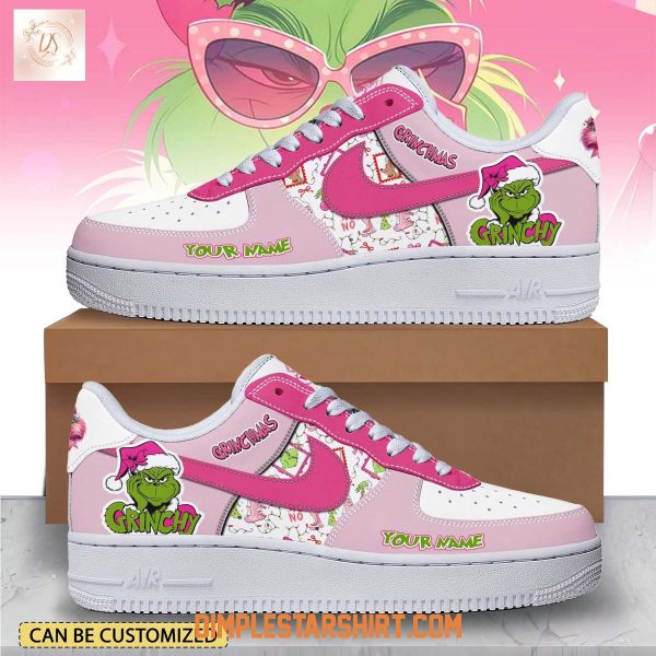 Grinch x Christmas Pink Era Air Force 1 Shoes