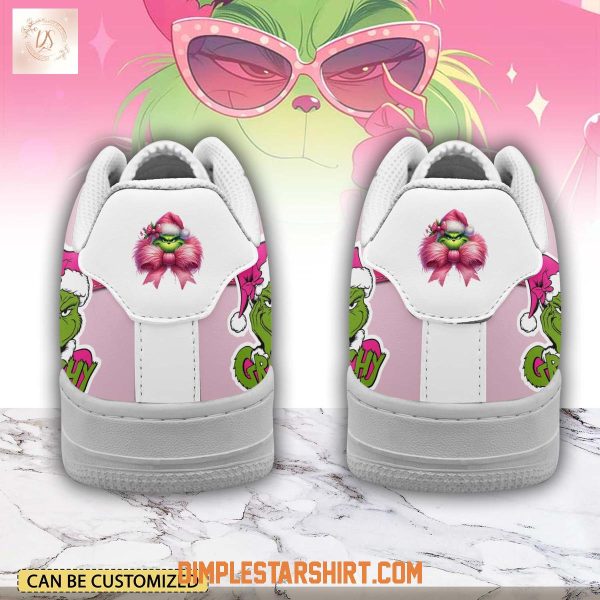 Grinch x Christmas Pink Era Air Force 1 Shoes