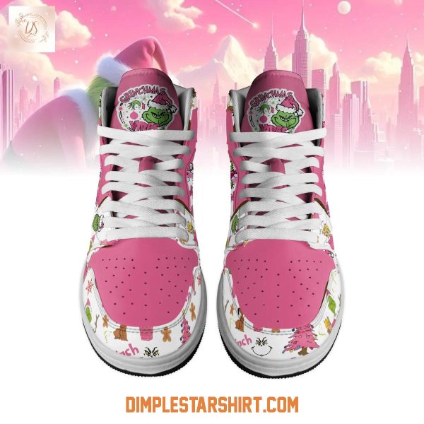 Grinch x Christmas Pink Era Air Jordan 1 Shoes