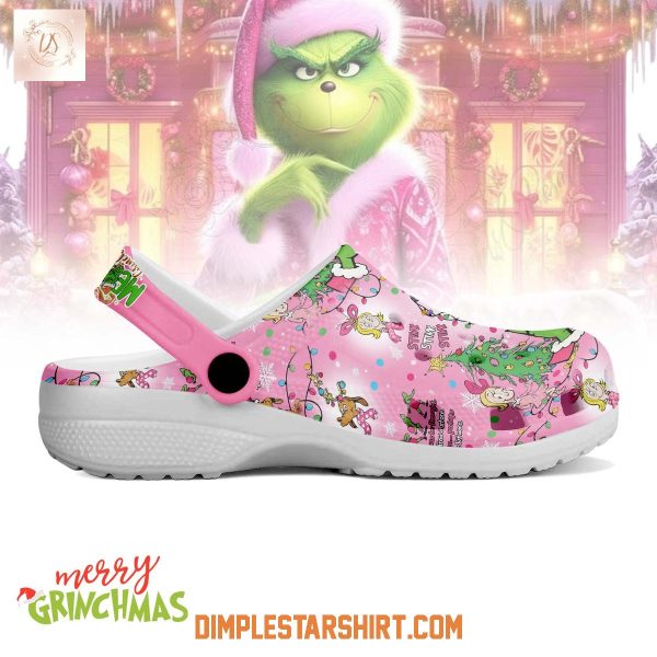 Grinch x Christmas Pink Era Clogs Crocs
