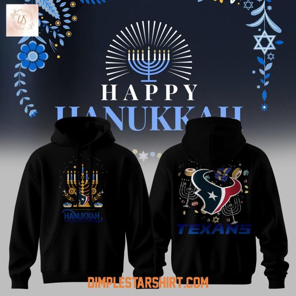 Houston Texans Happy Hanukkah Hoodie T-Shirt