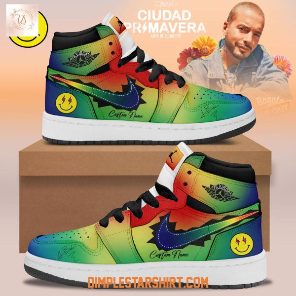 J Balvin Ciudad Primavera Air Jordan 1 Shoes