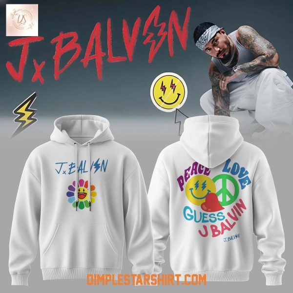 J Balvin Peace Love Guess Hoodie Shirt