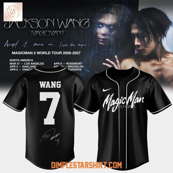 Jackson Wang Magicman 2 World Tour Jersey