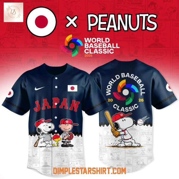 Japan Baseball x Snoopy Peanuts 2026 World Baseball Jersey