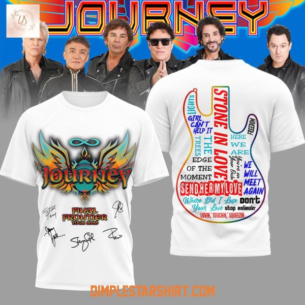 Journey Final Frontier Tour 2026 Hoodie T Shirt