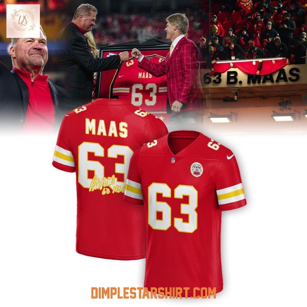 Kansas City Chiefs Bill Maas Football Jersey