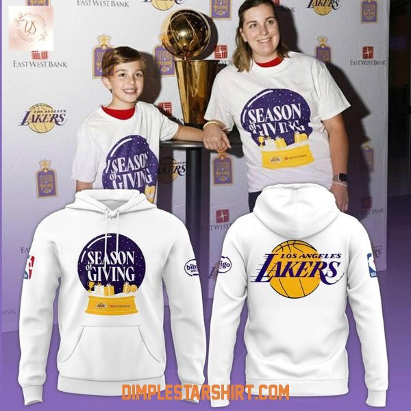 Los Angeles Lakers Season Of Giving Hoodie T Shirt