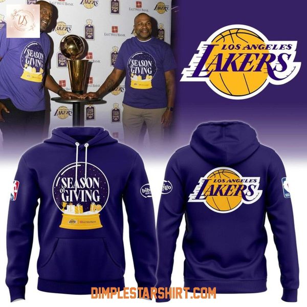 Los Angeles Lakers Season Of Giving Hoodie T Shirt