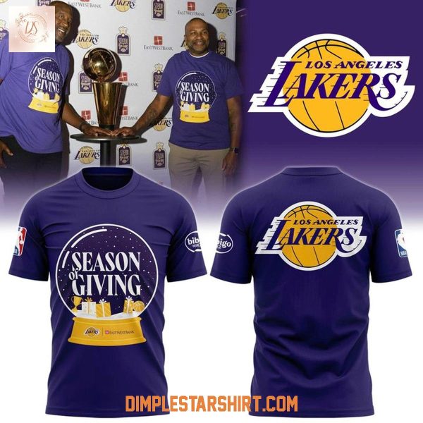 Los Angeles Lakers Season Of Giving Hoodie T Shirt