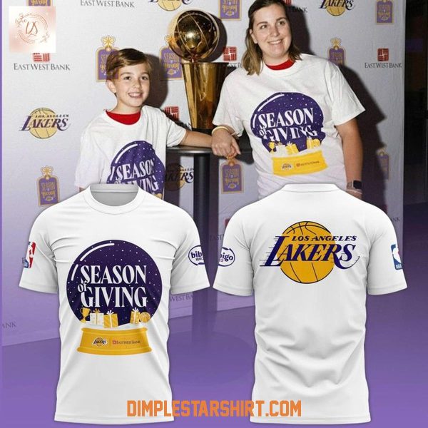 Los Angeles Lakers Season Of Giving Hoodie T Shirt