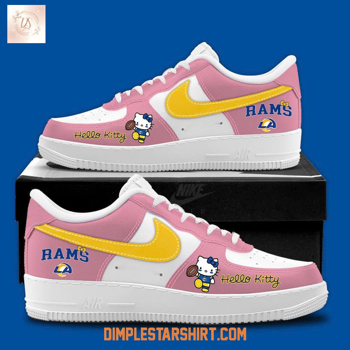 Los Angeles Rams x Hello Kitty Air Force 1 Shoes Los Angeles Rams x Hello Kitty Air Force 1 Shoes