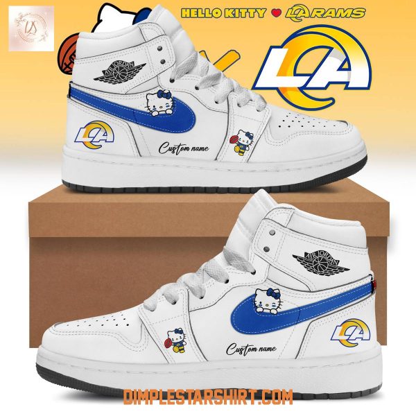 Los Angeles Rams x Hello Kitty Air Jordan 1 Shoes