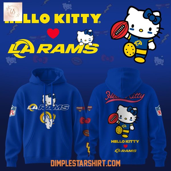 Los Angeles Rams x Hello Kitty Hoodie Shirt
