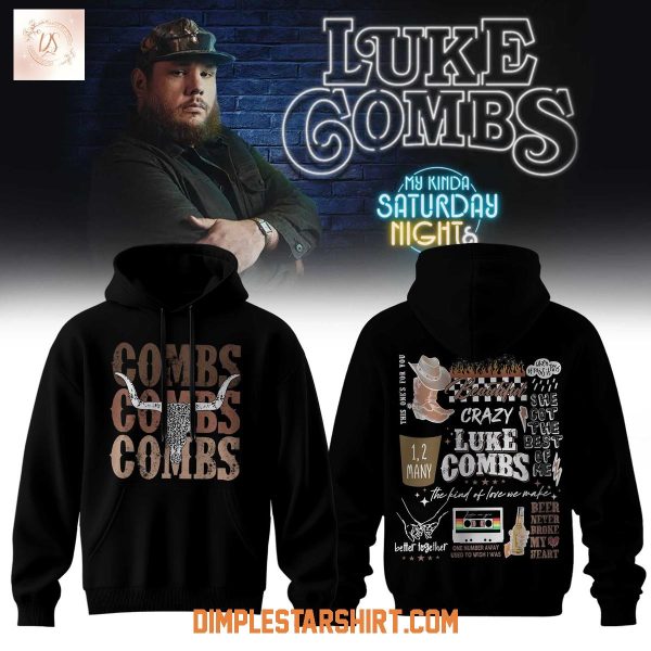 Luke Combs My Kinda Saturday Night Tour Hoodie Shirt