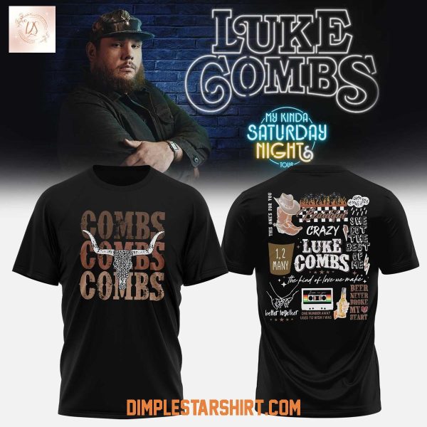 Luke Combs My Kinda Saturday Night Tour Hoodie Shirt