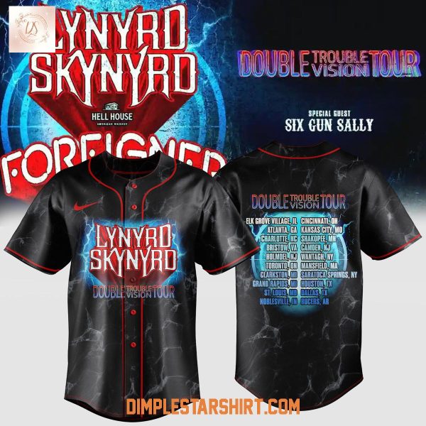 Lynyrd Skynyrd Double Trouble Vision Tour Jersey