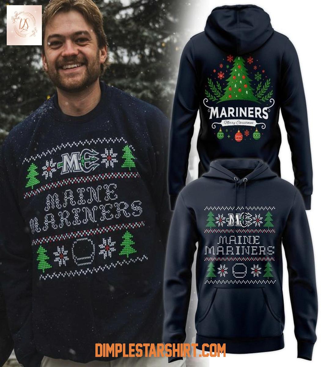 Maine Mariners Merry Christmas 2025 Hoodie Shirt Maine Mariners Merry Christmas 2025 Hoodie Shirt