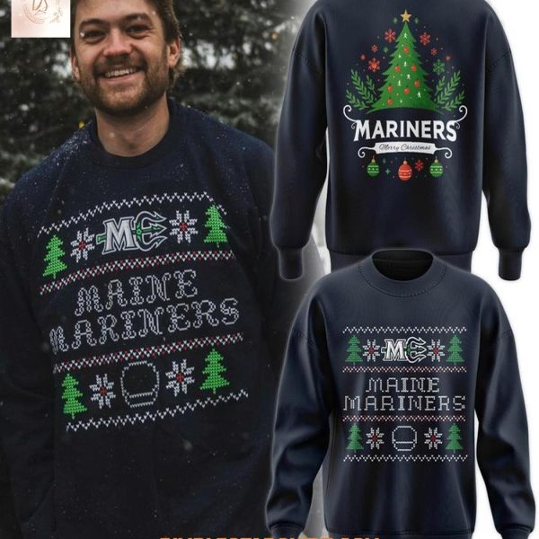 Maine Mariners Merry Christmas 2025 Hoodie Shirt