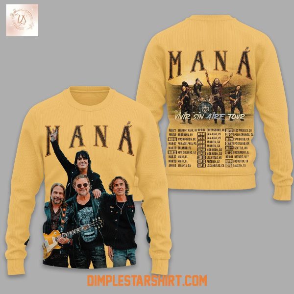 Mana Vivir Sin Aire Tour 2026 Shirt