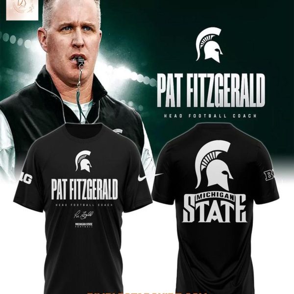 Michigan State Football X Coach Fitzgerald 2025 Hoodie Shirt