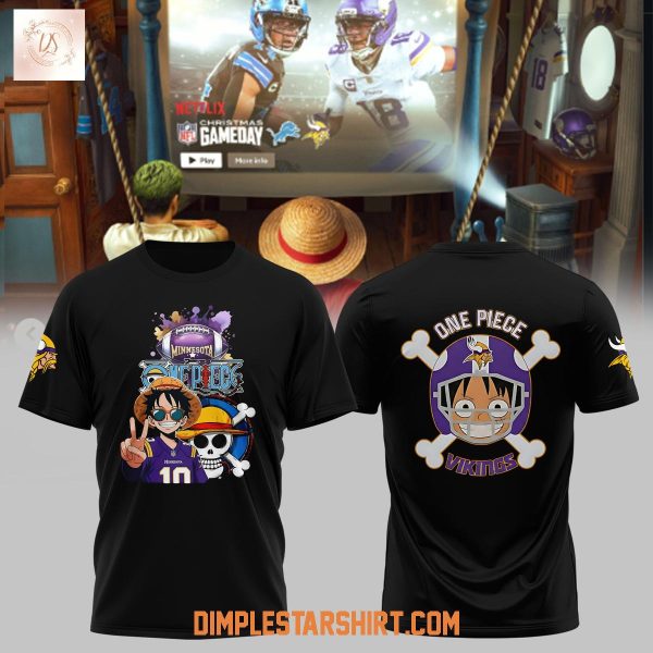 Minnesota Vikings x One Piece Skol Straw Hat Hoodie T Shirt