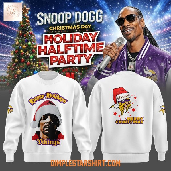 Minnesota Vikings x Snoop Doggs Holiday Halftime Party Hoodie T Shirt