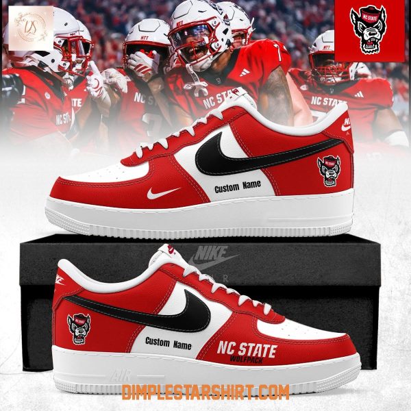 NC State Wolfpack 2025 Gasparilla Bowl Champions Air Force 1 Shoes
