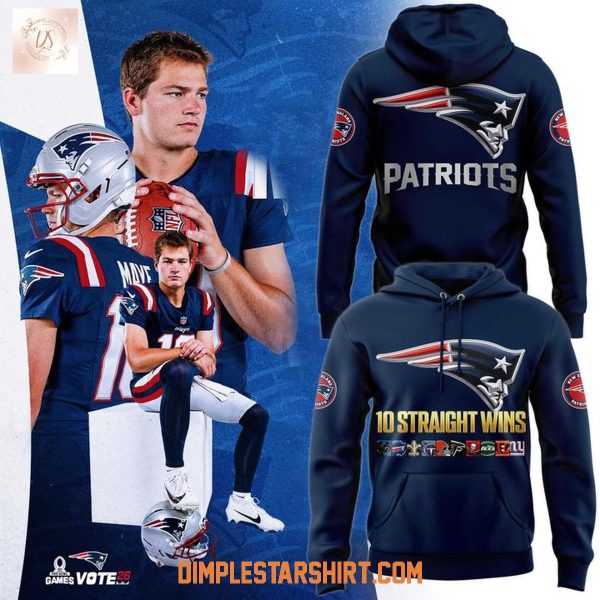 New England Patriots 10 Straight Wins Hoodie Shirt