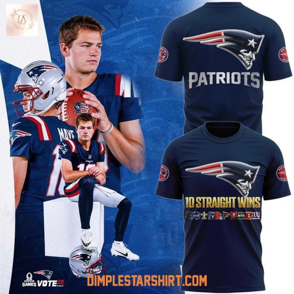 New England Patriots 10 Straight Wins Hoodie Shirt