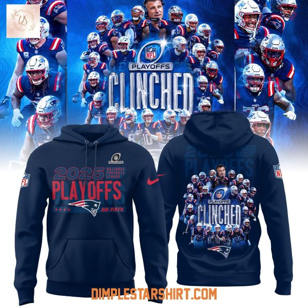 New England Patriots 2025 NFL Playoffs Hoodie t Shirt