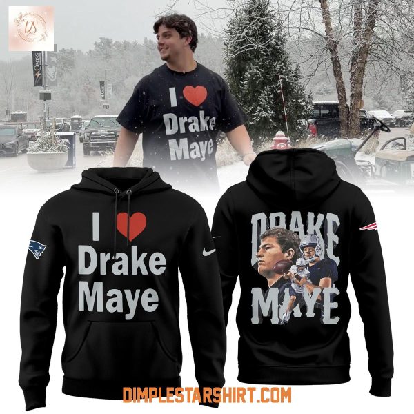New England Patriots x Drake Maye Hoodie Shirt