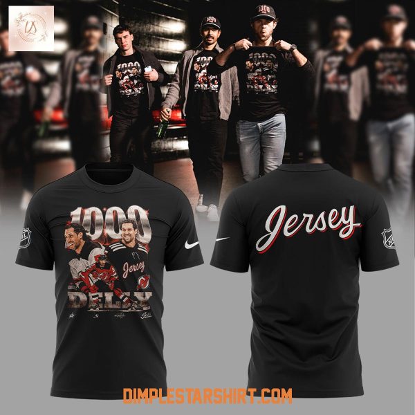 New Jersey Devils Dilly 1000th Game Tonight Hoodie Shirt