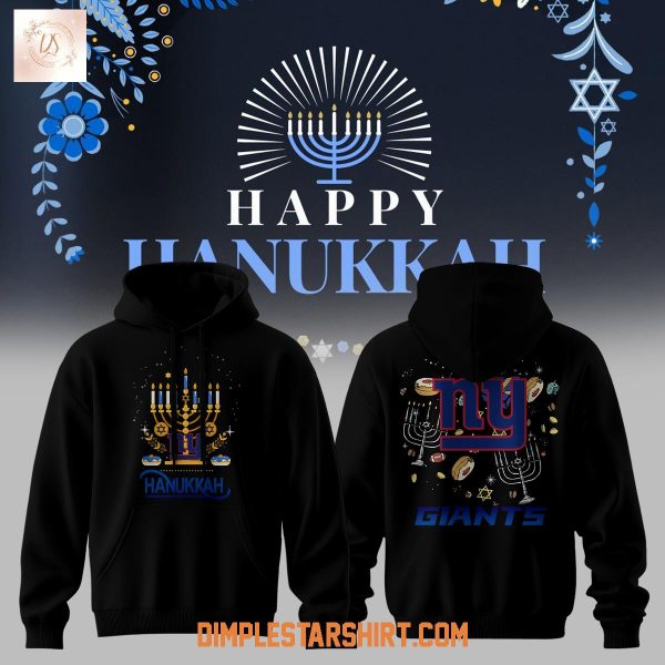 New York Giants Happy Hanukkah Hoodie T-Shirt