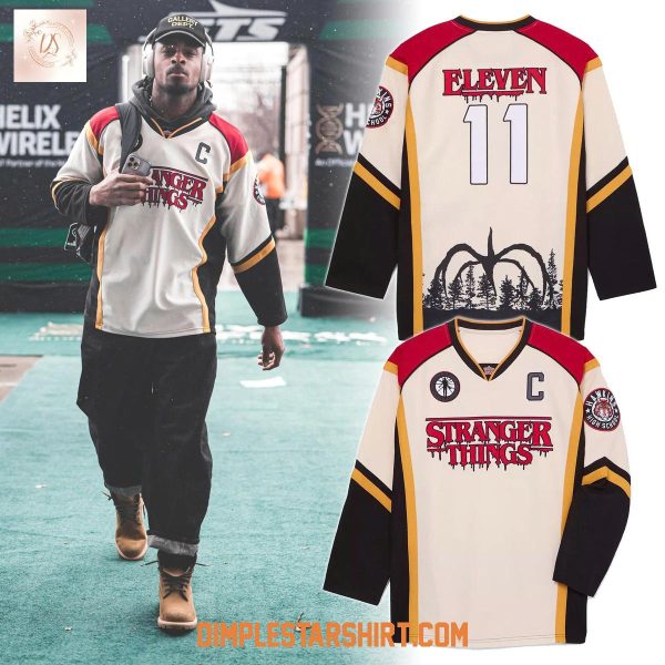 New York Jets Stranger Things Hockey Jersey