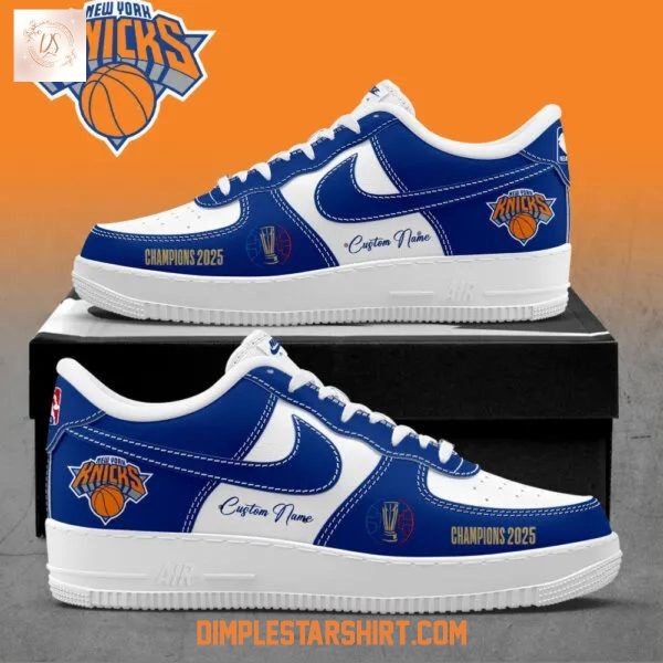 New York Knicks 2025 NBA Cup Champions Air Force 1 Shoes
