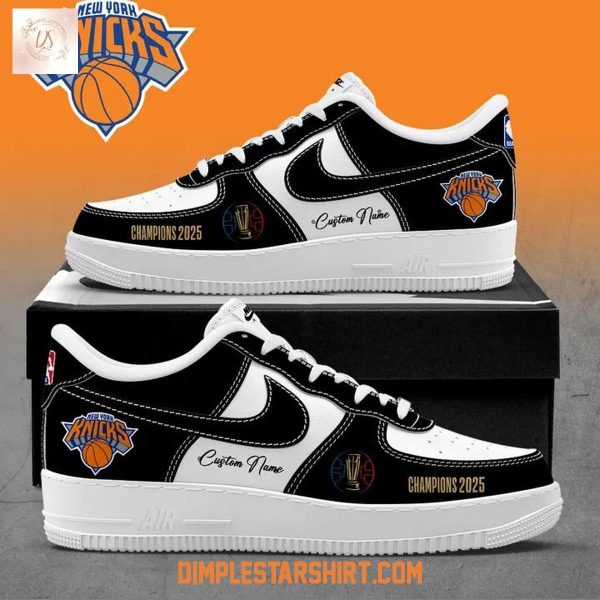 New York Knicks 2025 NBA Cup Champions Air Force 1 Shoes
