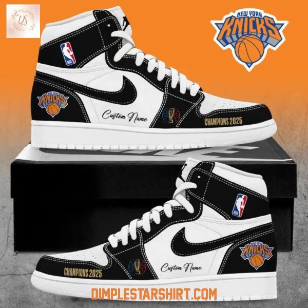 New York Knicks 2025 NBA Cup Champions Air Jordan 1 Shoes